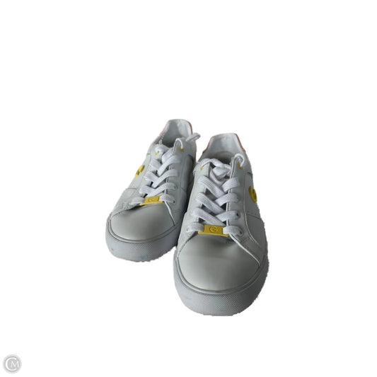 Shoes Sneakers By Guess In Blue & Silver, Size: 9