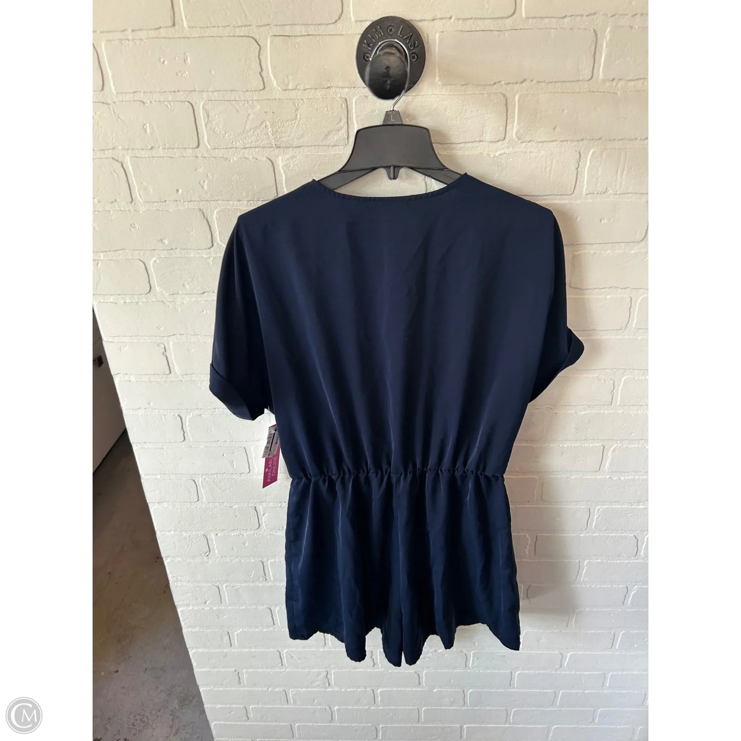 Romper By Cme In Navy, Size: Xl