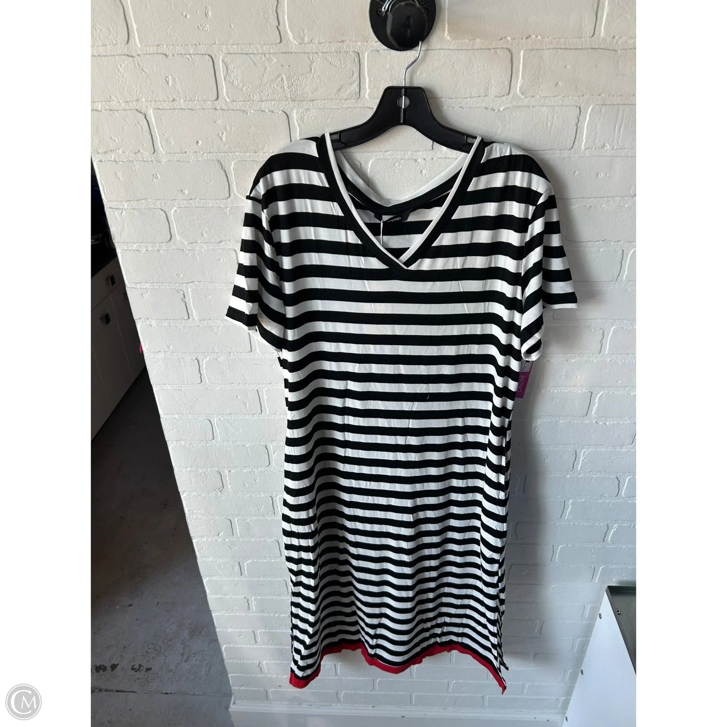 Dress Casual Midi By Dokotoo In Black & White, Size: Xl