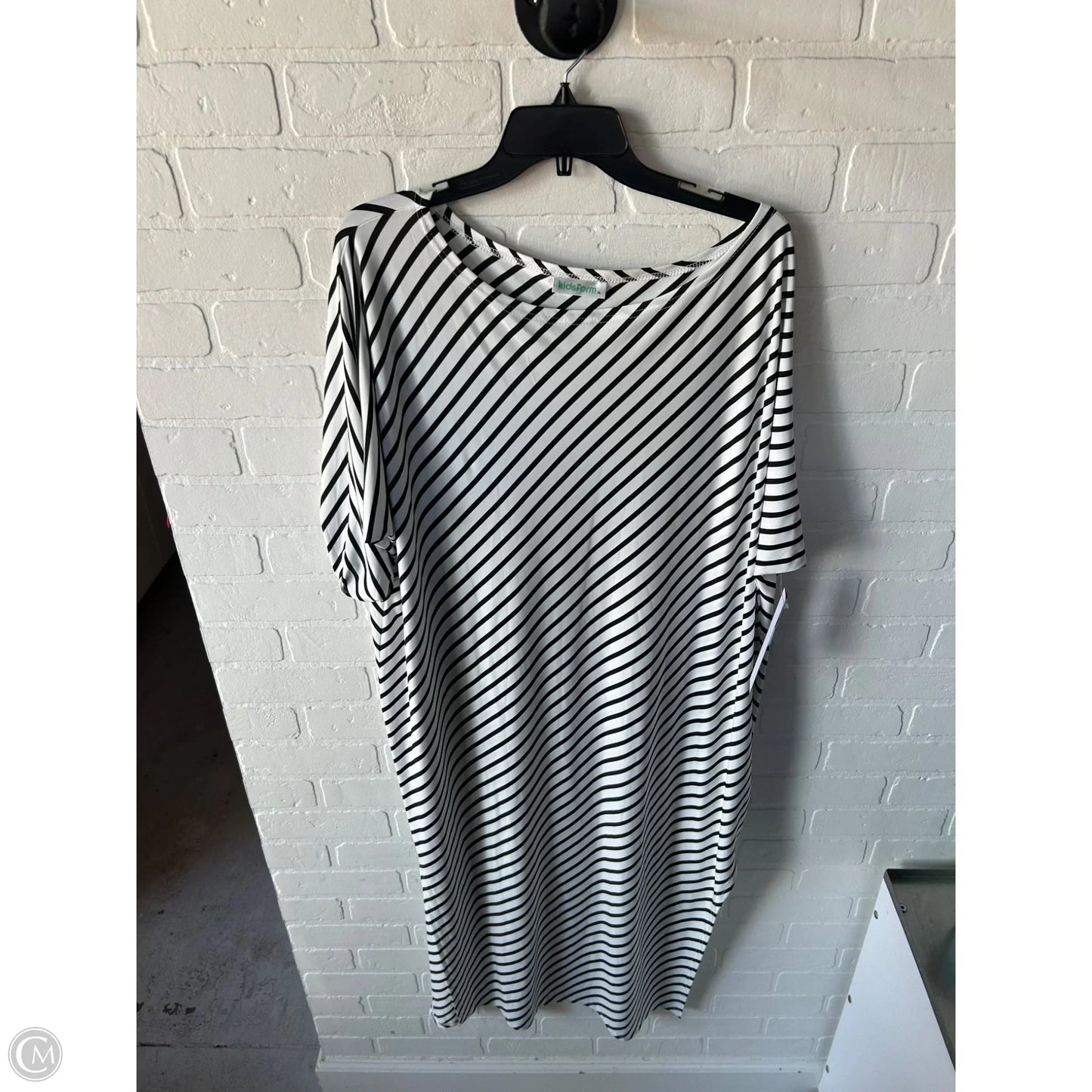 Dress Casual Maxi By Clothes Mentor In Black & White, Size: Xl