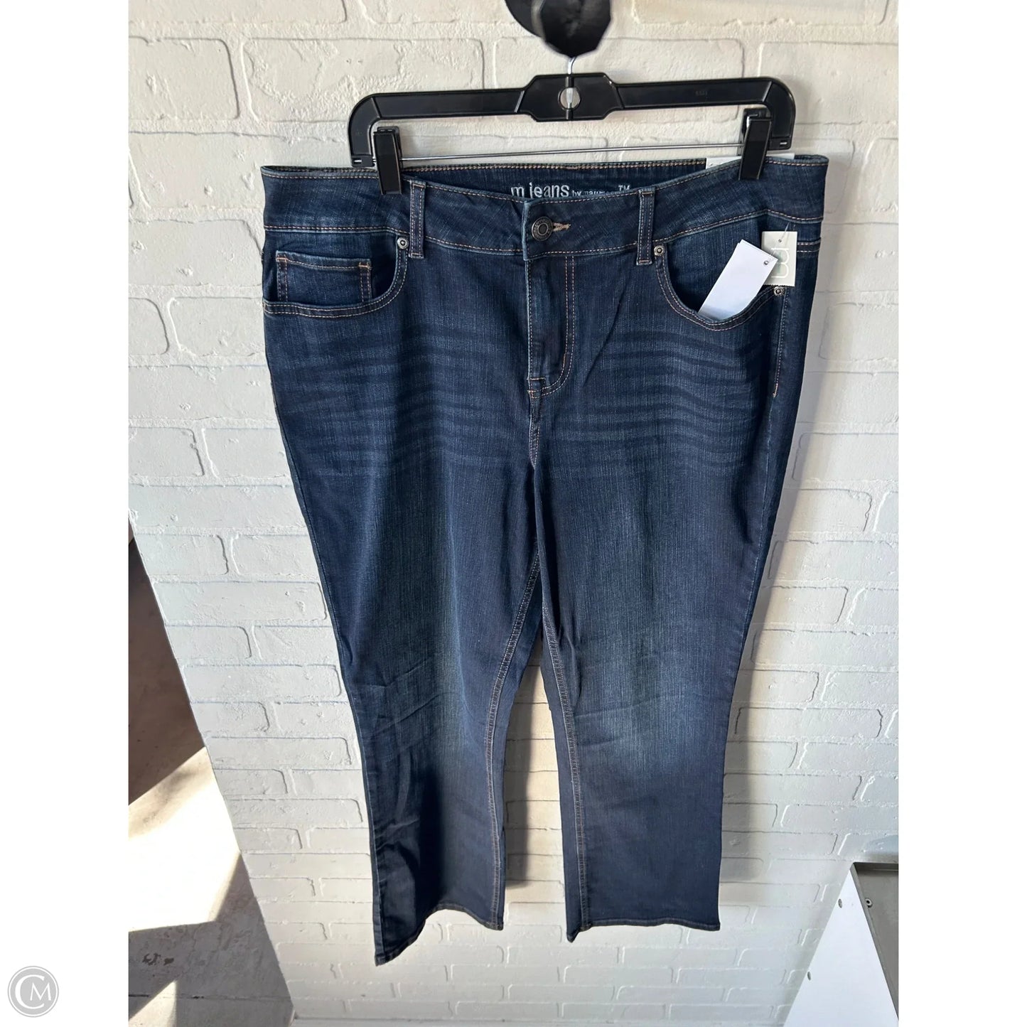 Jeans Boot Cut By Maurices In Blue Denim, Size: 16l