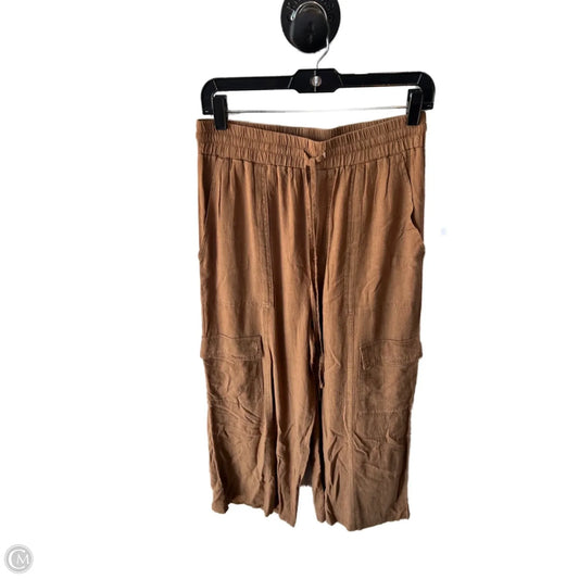 Pants Linen By Zenana In Brown, Size: 10