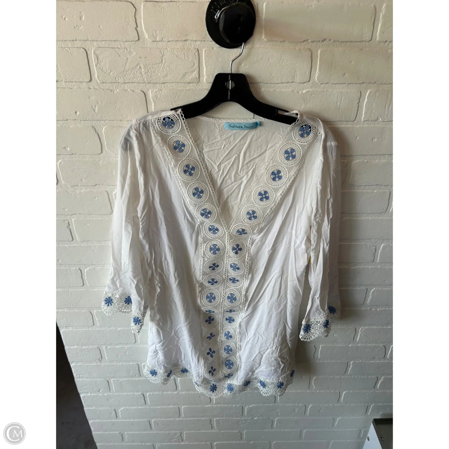 Swimwear Cover-up By Solitaire In White, Size: M