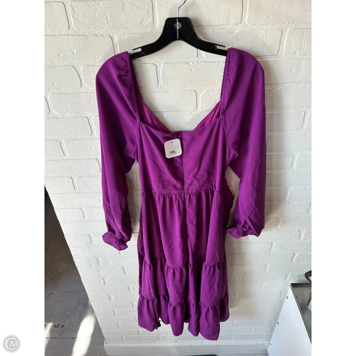 Dress Party Midi By She + Sky In Purple, Size: L