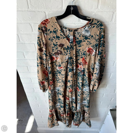 Dress Casual Maxi By Nasty Gal In Brown & Green, Size: M