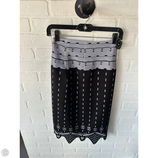 Skirt Midi By Cma In Black & White, Size: 0