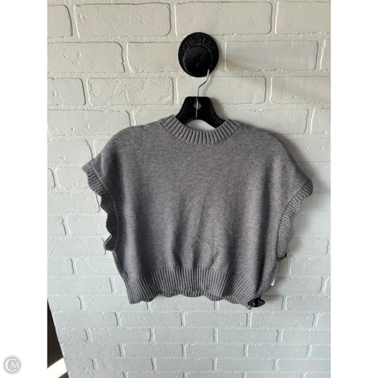 Vest Sweater By Anna & Ava In Grey, Size: L