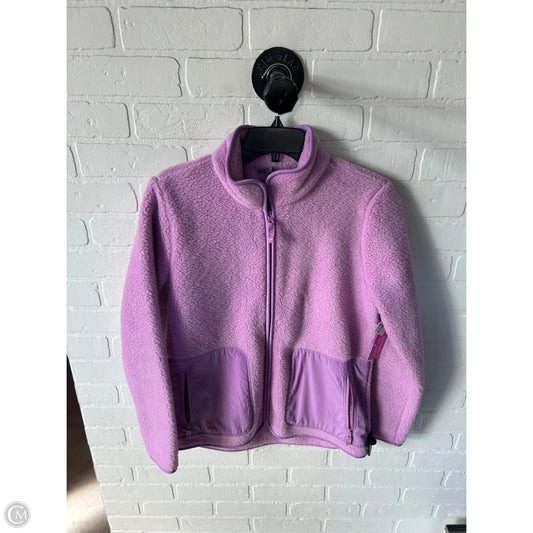 Jacket Fleece By Talbots In Pink, Size: S