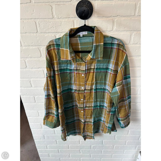 Sweater Short Sleeve By Newbury Kustom In Cream, Size: S