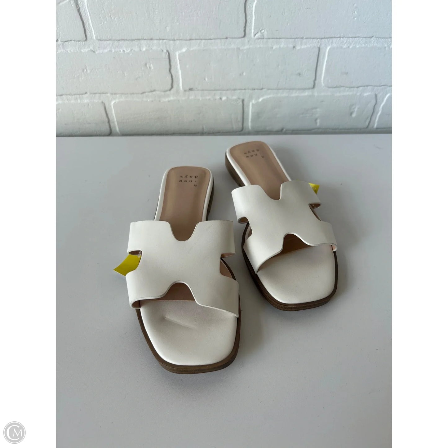 Sandals Flats By A New Day In White, Size: 6