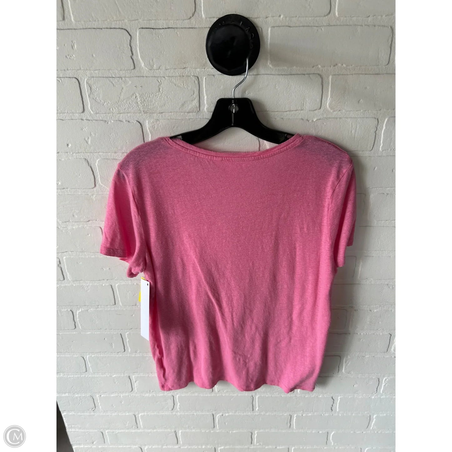 Top Short Sleeve By Athleta In Pink, Size: S