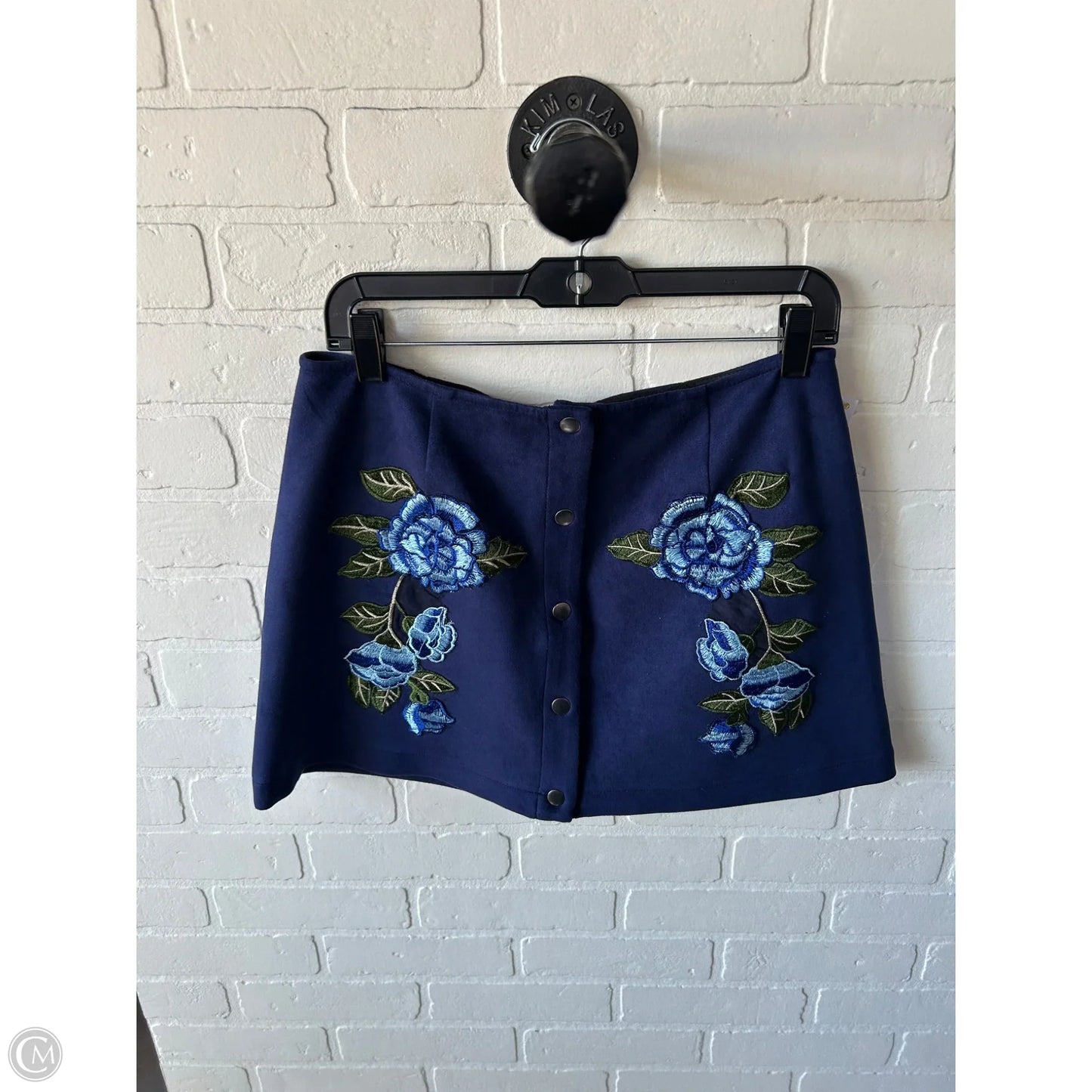 Skirt Mini & Short By Jack By Bb Dakota In Blue & Green, Size: 8