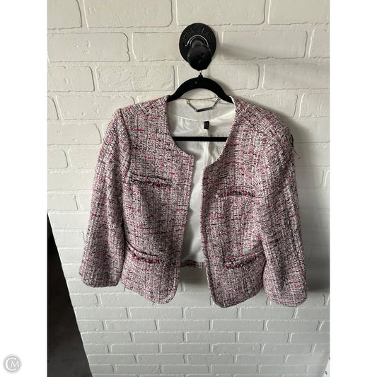 Blazer By White House Black Market In Pink & White, Size: L