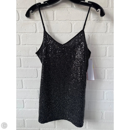Top Cami By Express In Black & Silver, Size: S