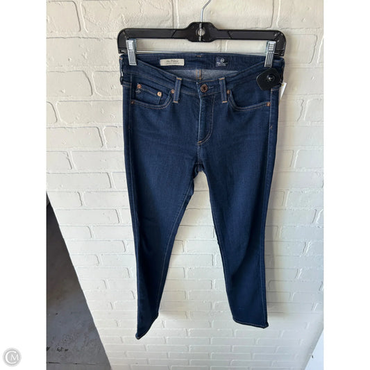 Jeans Skinny By Ag Jeans In Blue Denim, Size: 6