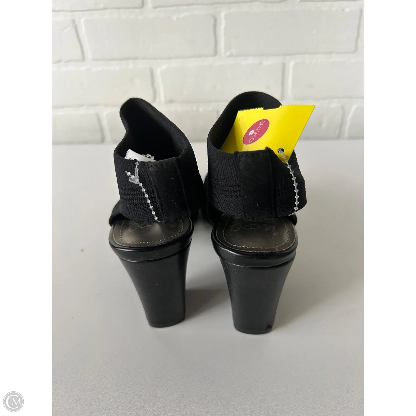 Sandals Heels Block By Impo In Black, Size: 7.5