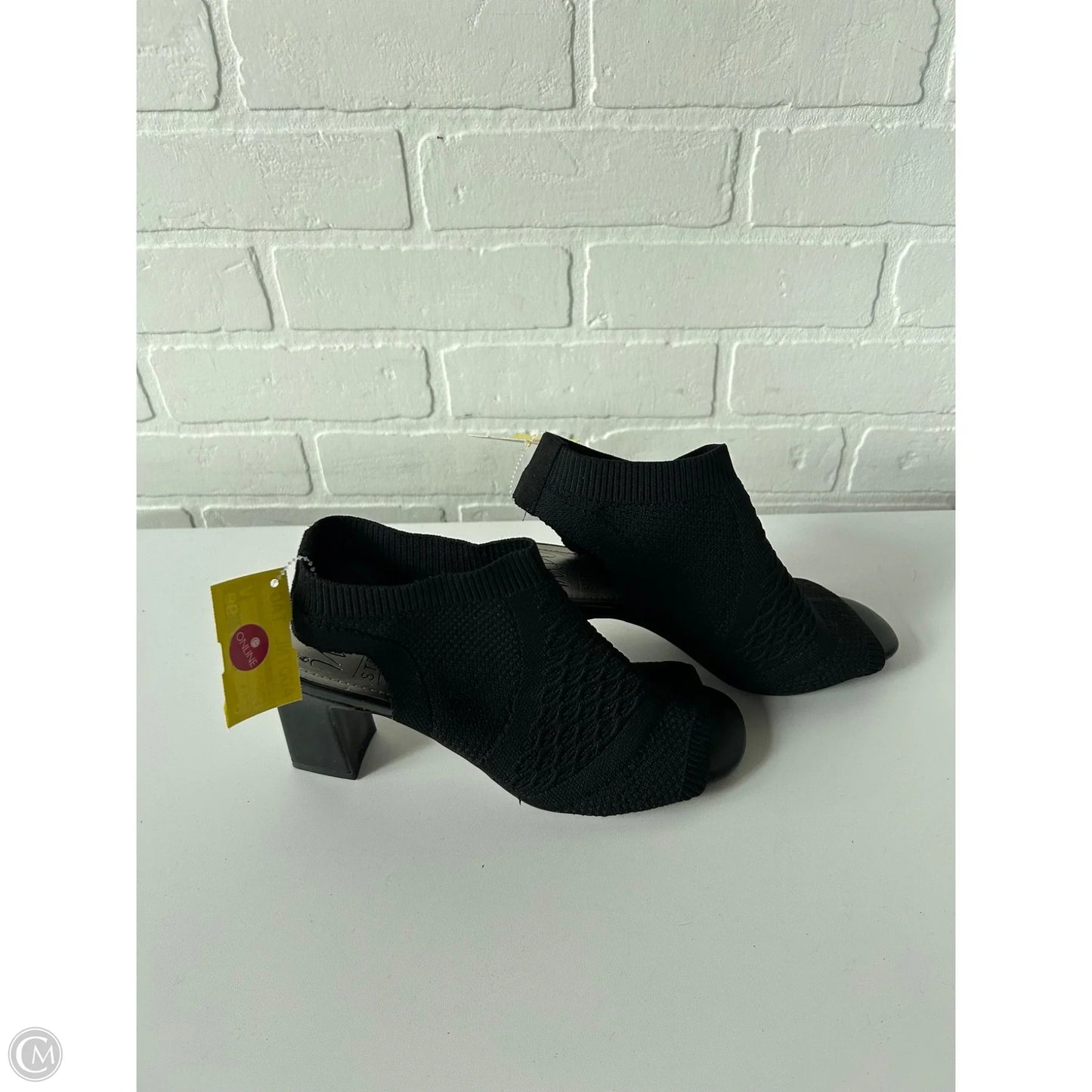 Sandals Heels Block By Impo In Black, Size: 7.5