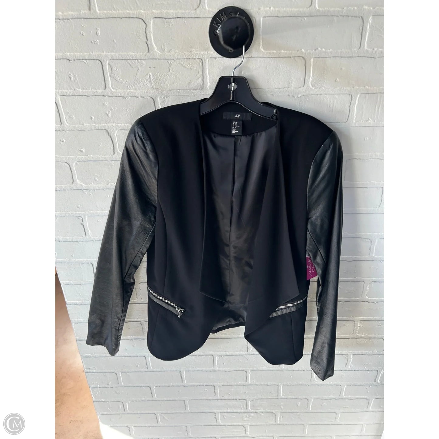 Blazer By H&m In Black, Size: L