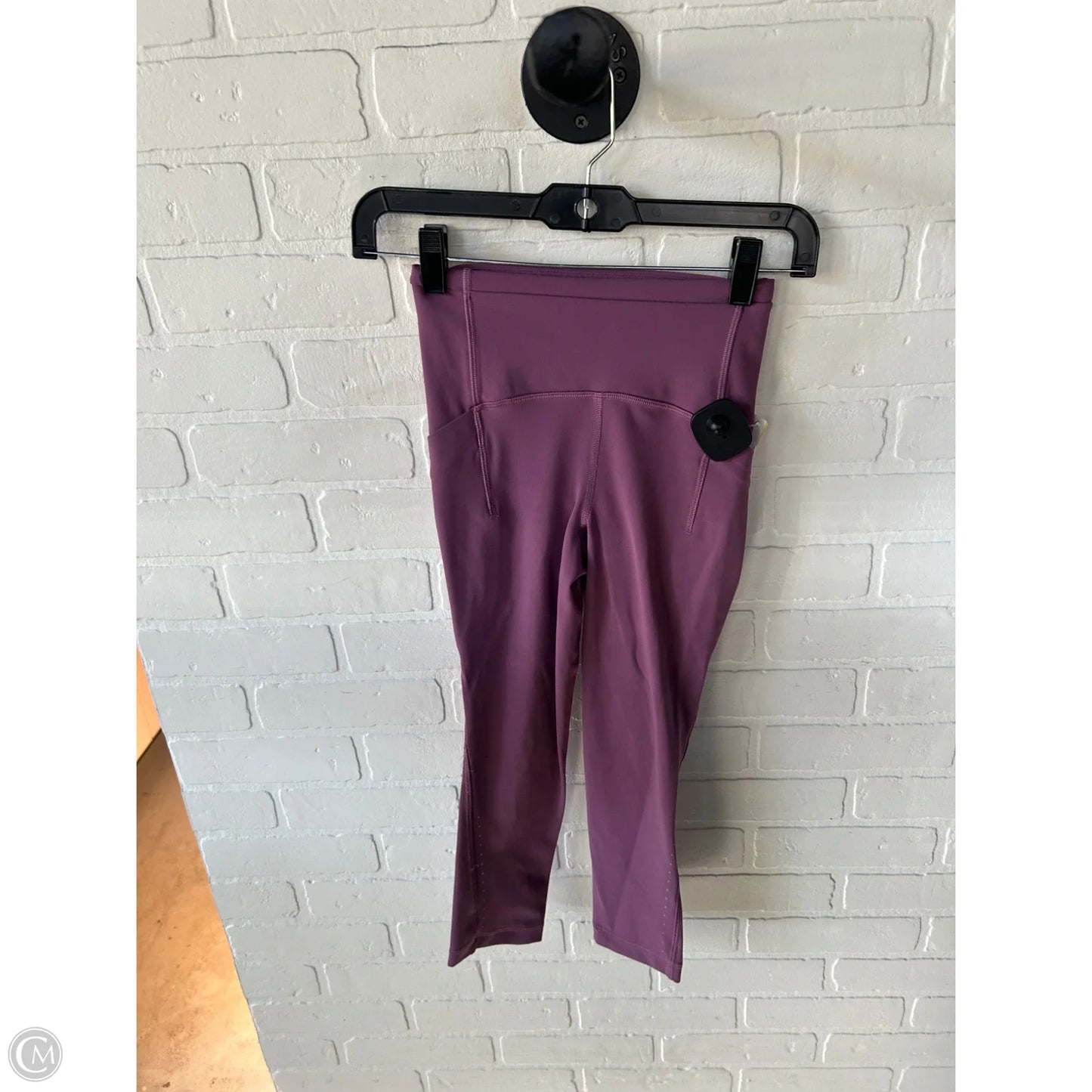 Athletic Capris By Lululemon In Purple, Size: 0