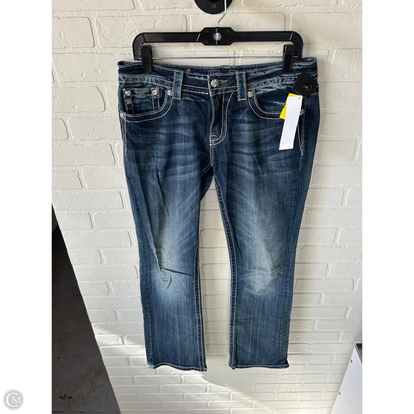 Jeans Boot Cut By Miss Me In Blue Denim, Size: 10