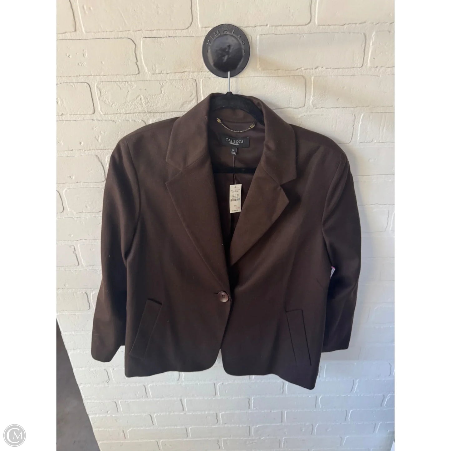 Blazer By Talbots In Brown, Size: L