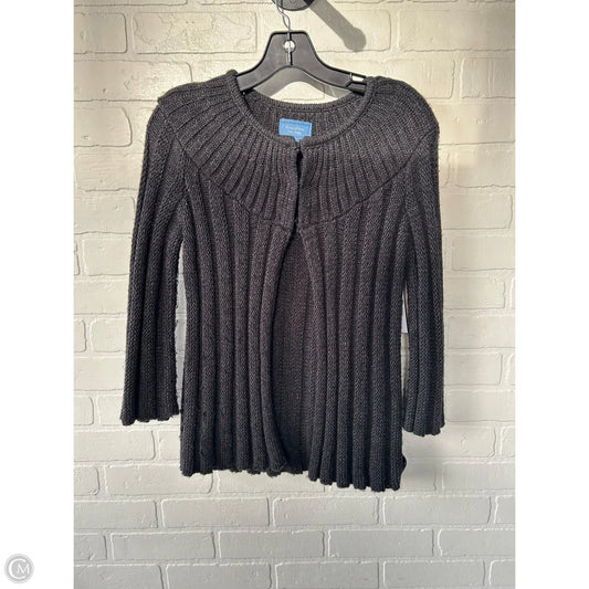 Sweater Cardigan By Simply Vera In Grey, Size: S