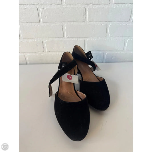 Shoes Heels Block By Clothes Mentor In Black, Size: 11.5