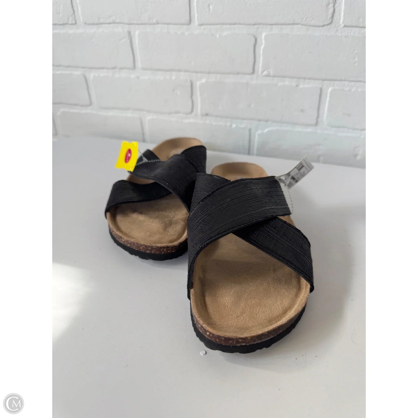 Sandals Flats By Cme In Black & Brown, Size: 8