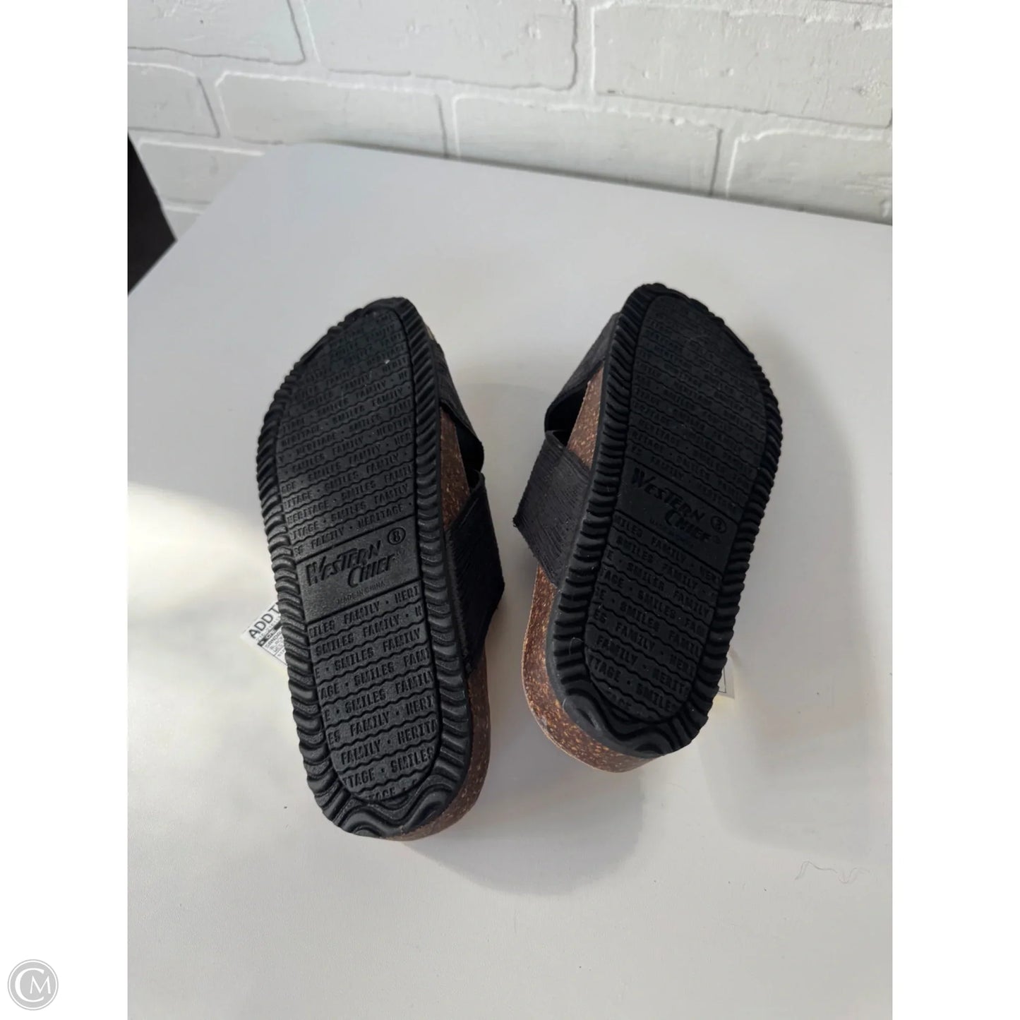 Sandals Flats By Cme In Black & Brown, Size: 8