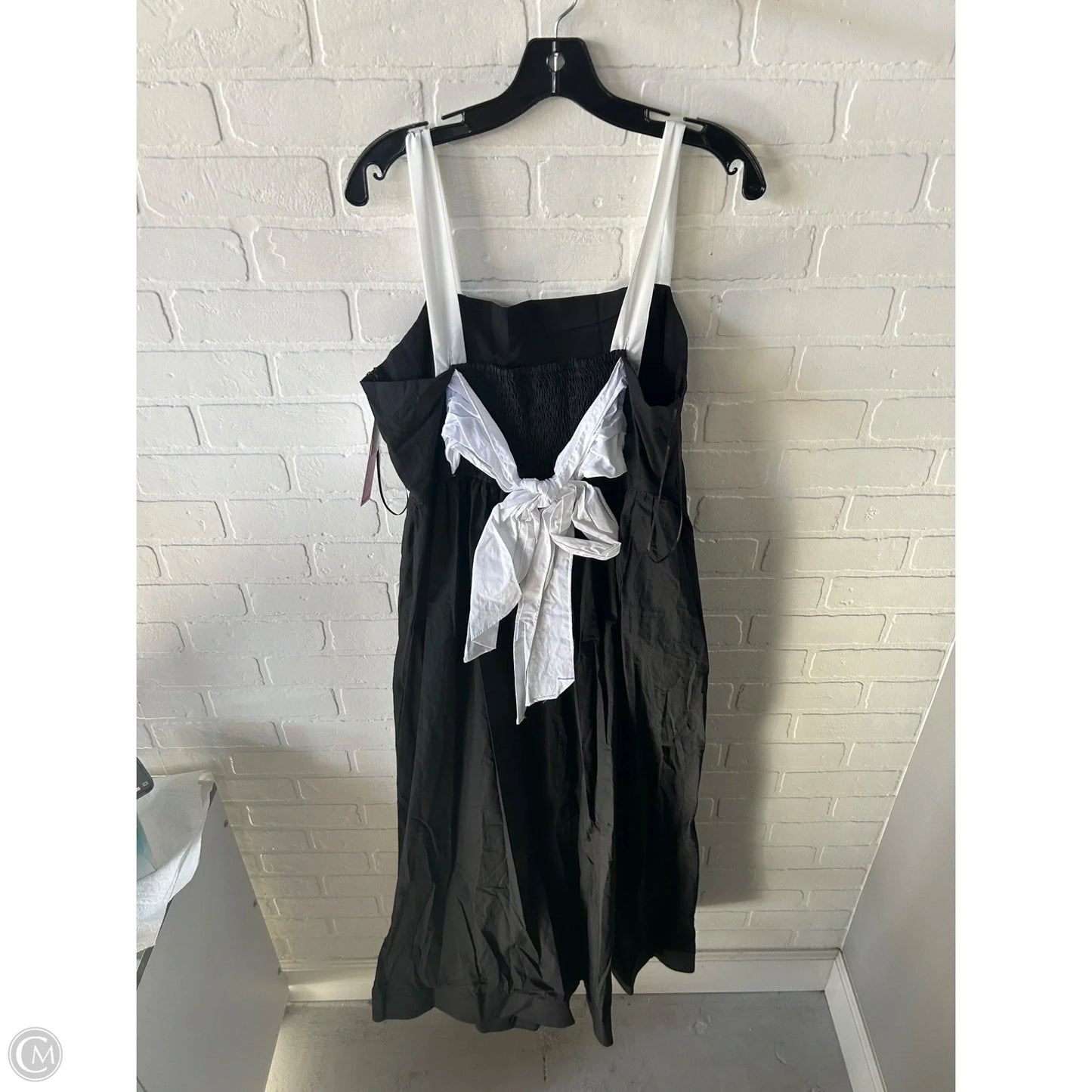 Dress Party Long By Sugar Lips In Black & White, Size: 1x