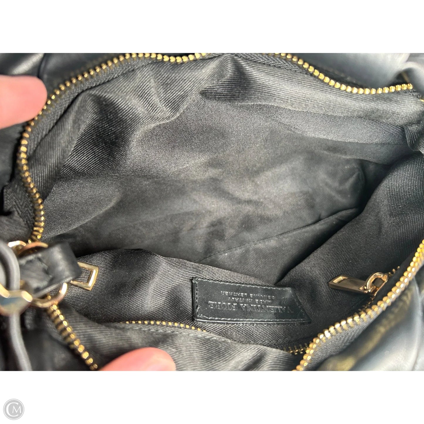 Handbag Leather By Cma, Size: Medium