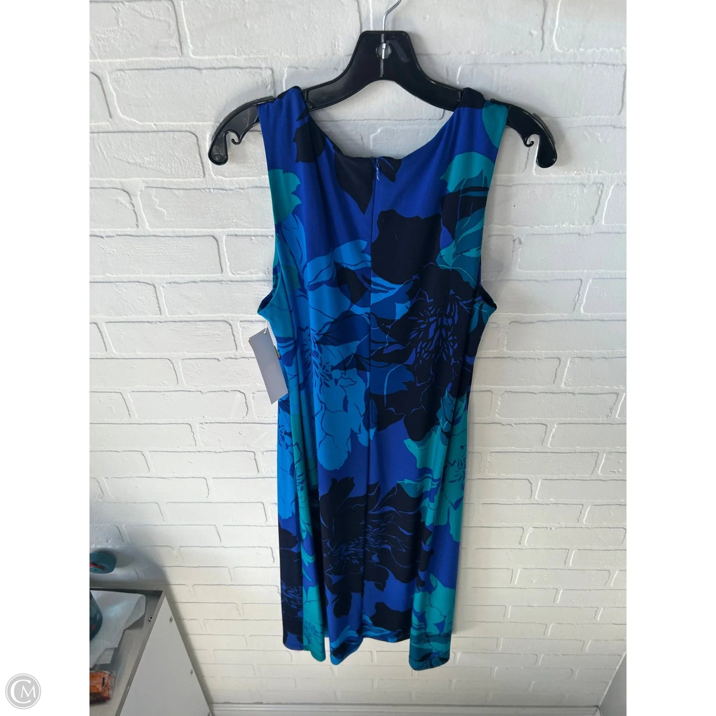 Dress Work By American Living In Blue & Green, Size: Xl