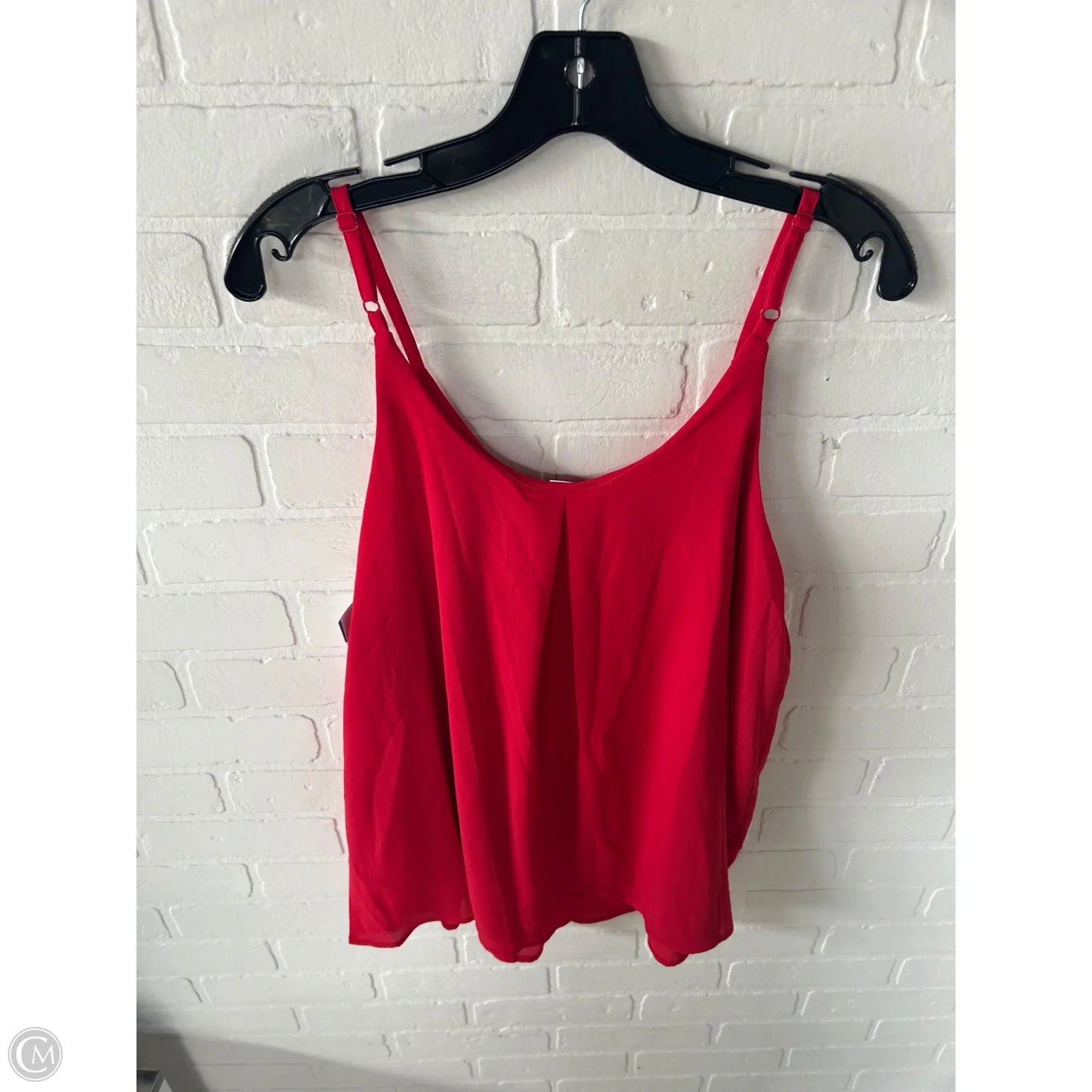 Blouse Sleeveless By Zenana Outfitters In Red, Size: S