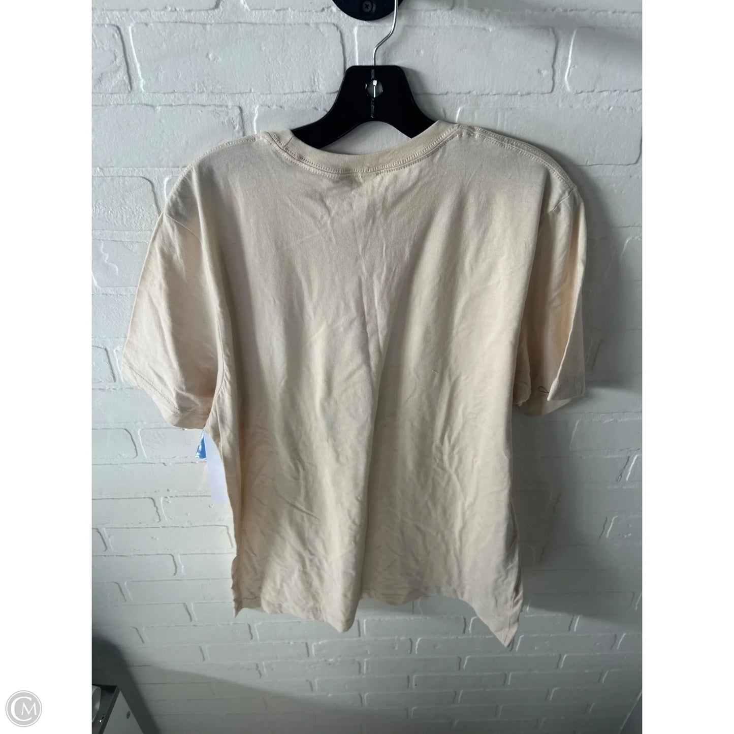 Top Short Sleeve Basic By Canvas In Tan, Size: Xl