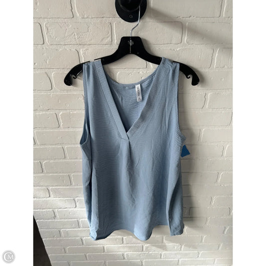 Top Sleeveless By Zenana In Blue, Size: 1x
