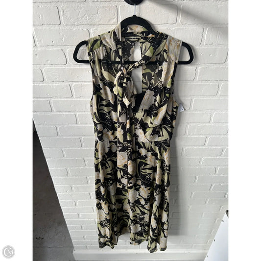 Dress Party Long By White House Black Market In Black & Yellow, Size: L
