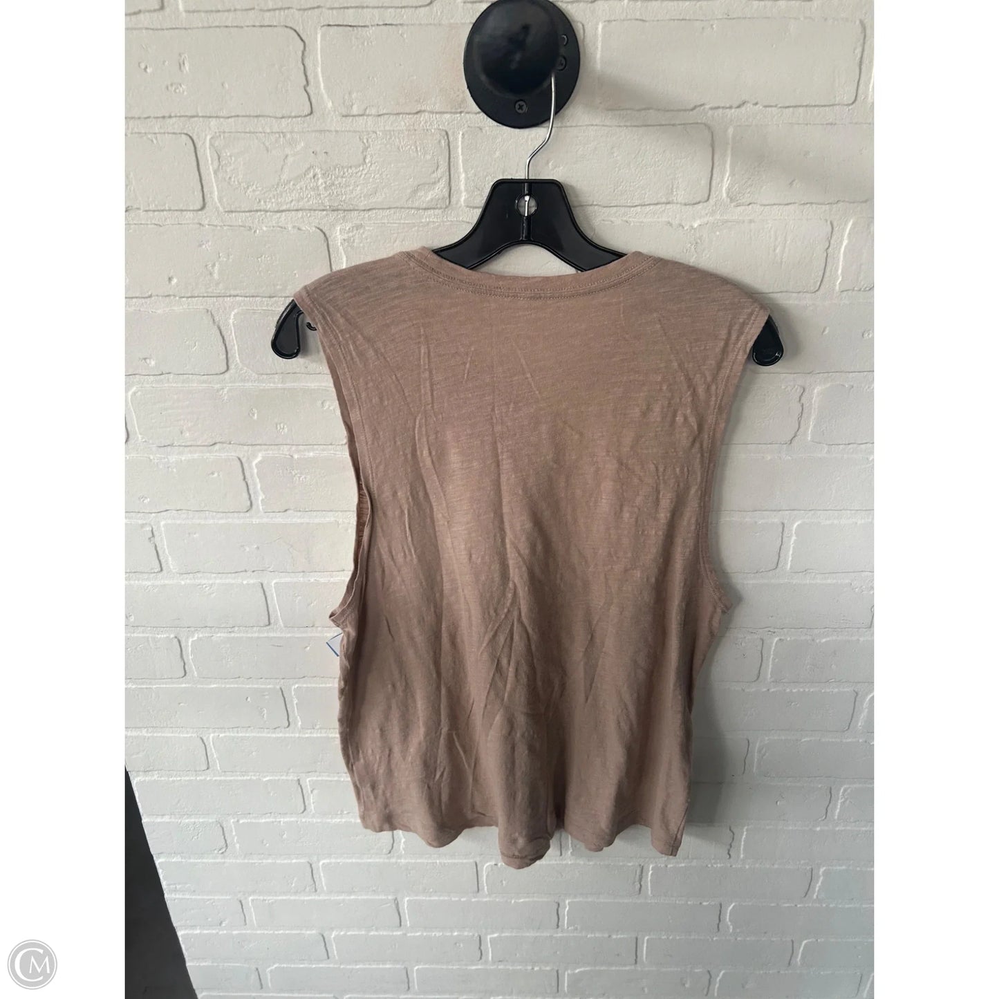 Athletic Tank Top By Cme In Tan, Size: L