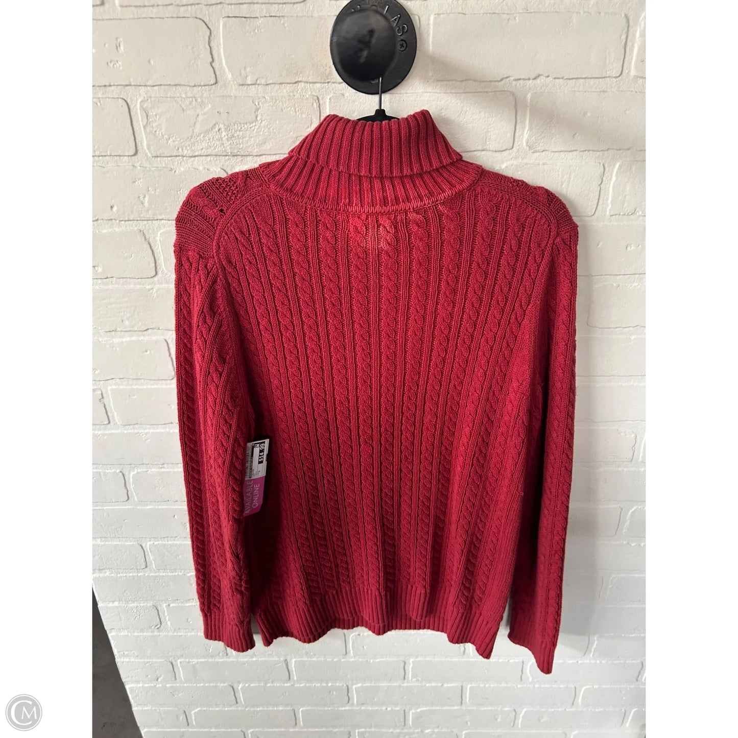 Sweater By Amazon Essentials In Red, Size: M