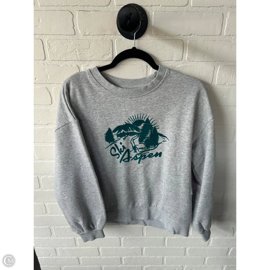 Sweatshirt Crewneck By C And C In Grey, Size: L