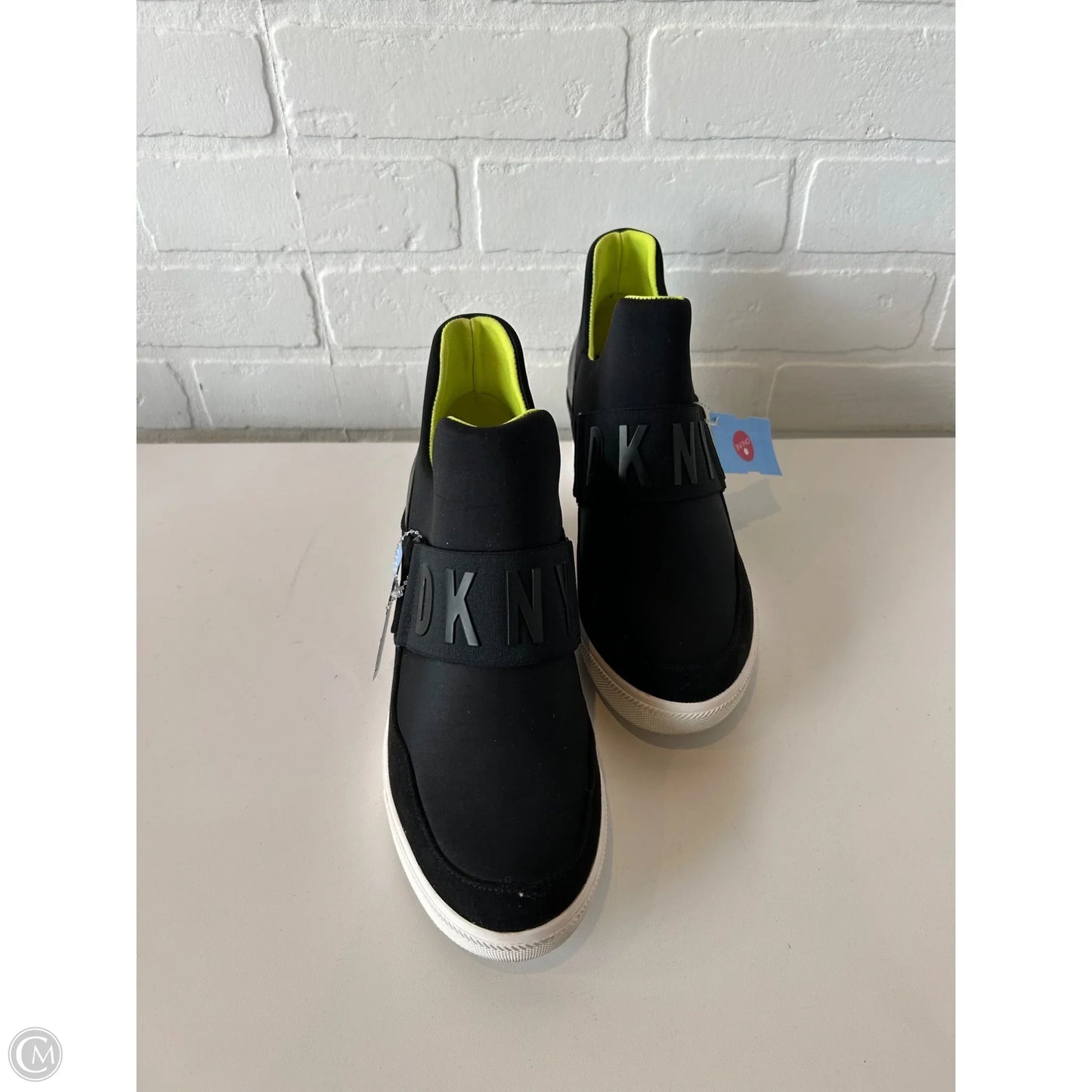 Sandals Heels Wedge By Dkny In Black, Size: 8.5