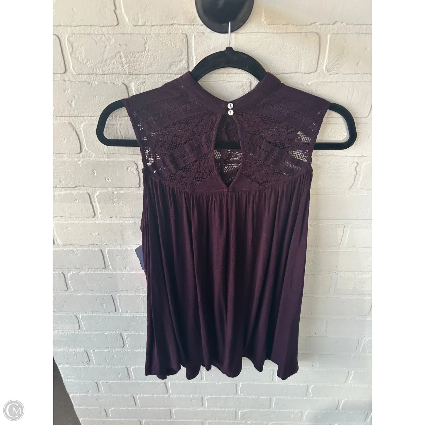 Top Sleeveless By Deletta In Purple, Size: S