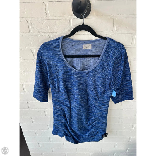 Athletic Top Short Sleeve By Athleta In Blue, Size: Xl