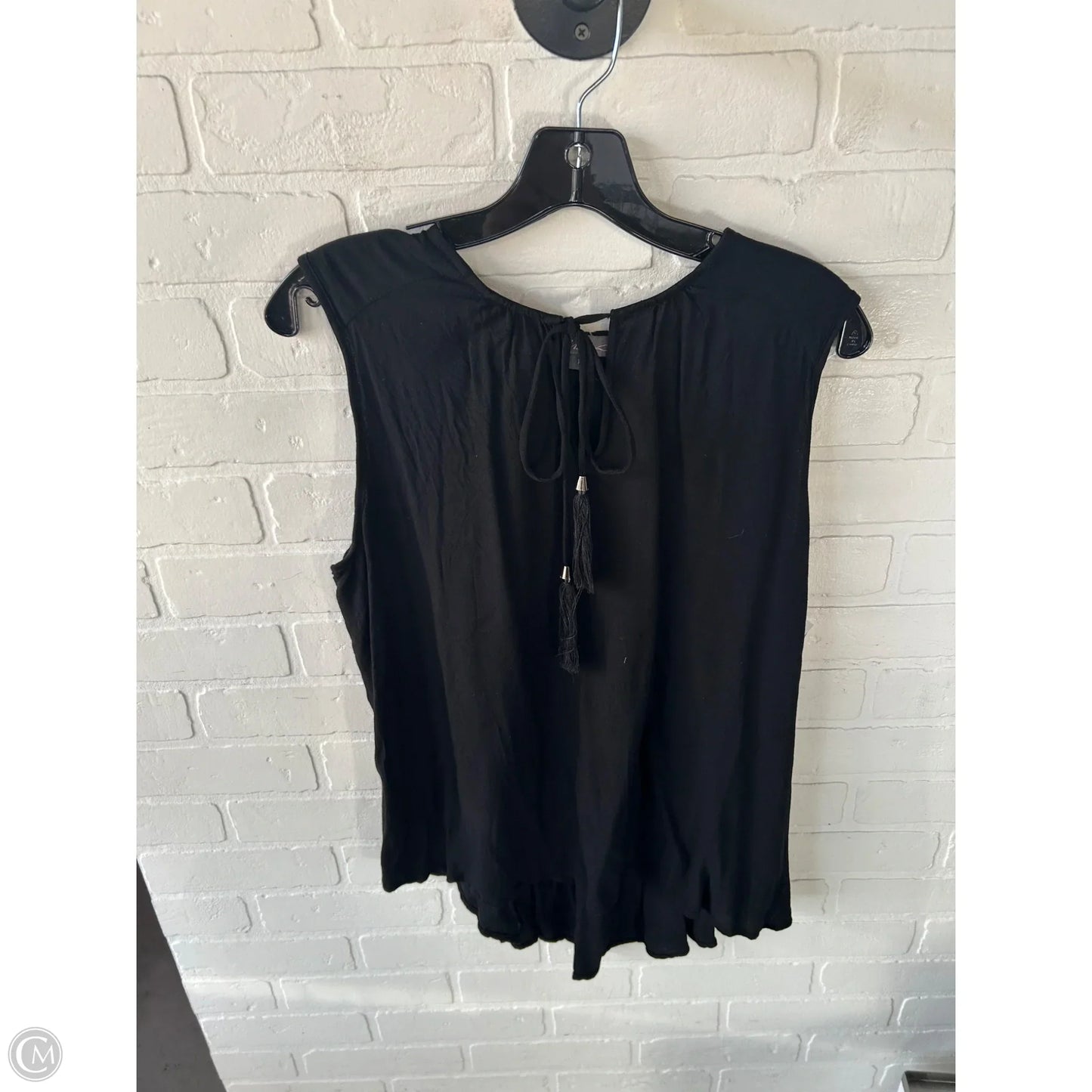 Top Sleeveless By Clothes Mentor In Black, Size: Xl