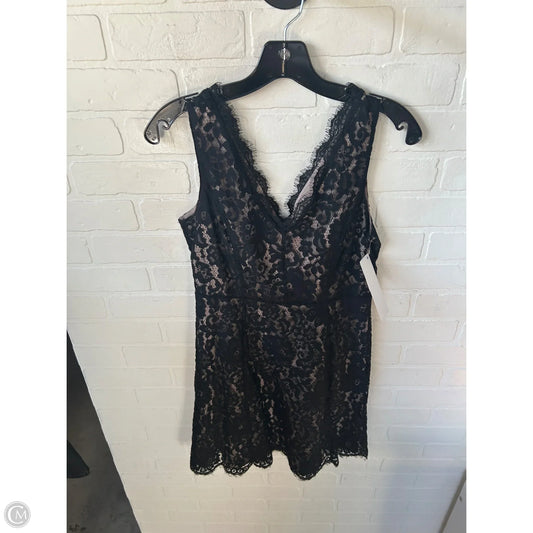 Dress Party Short By Loft In Black & Tan, Size: Xs