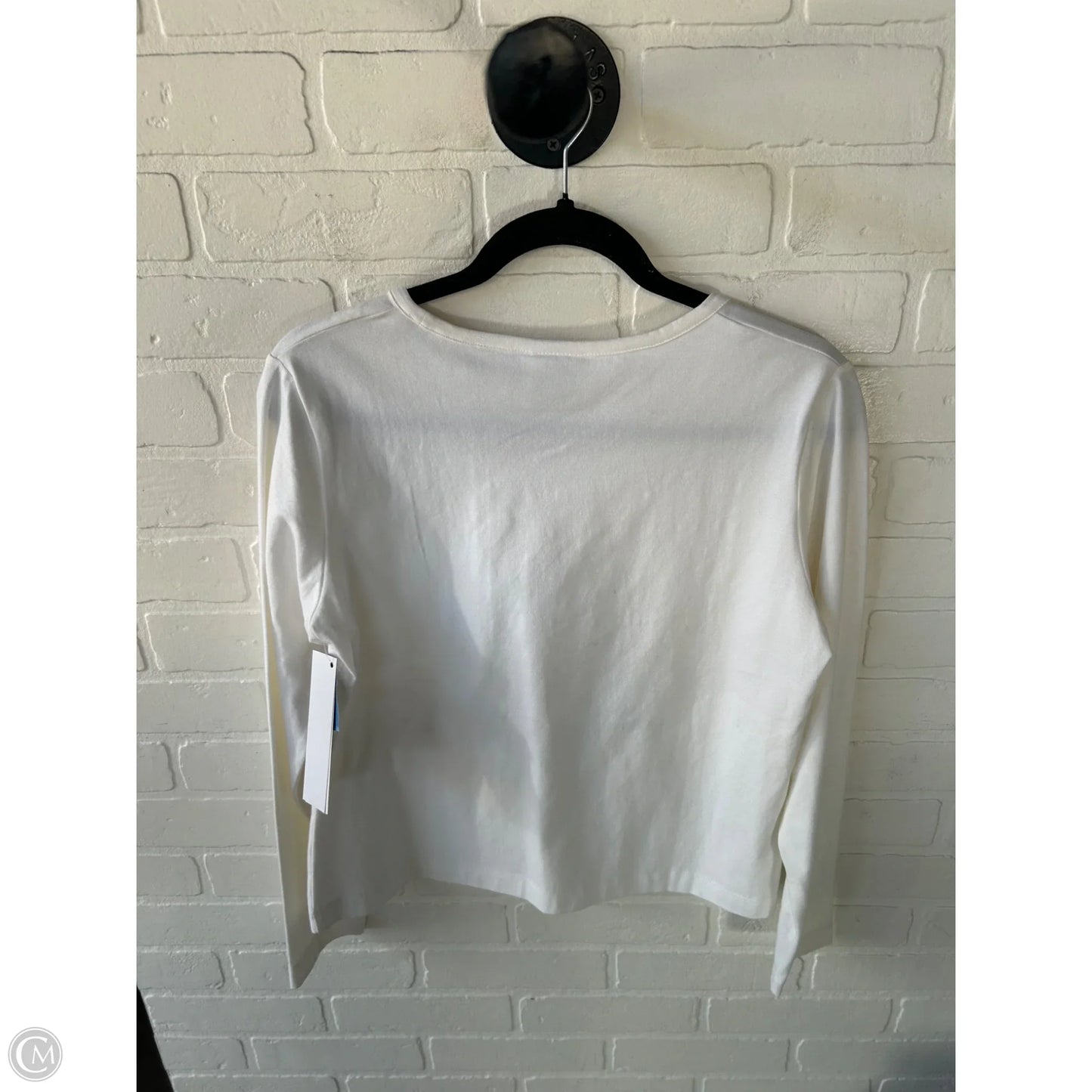 Top Long Sleeve Basic By West Bound In White, Size: Mp