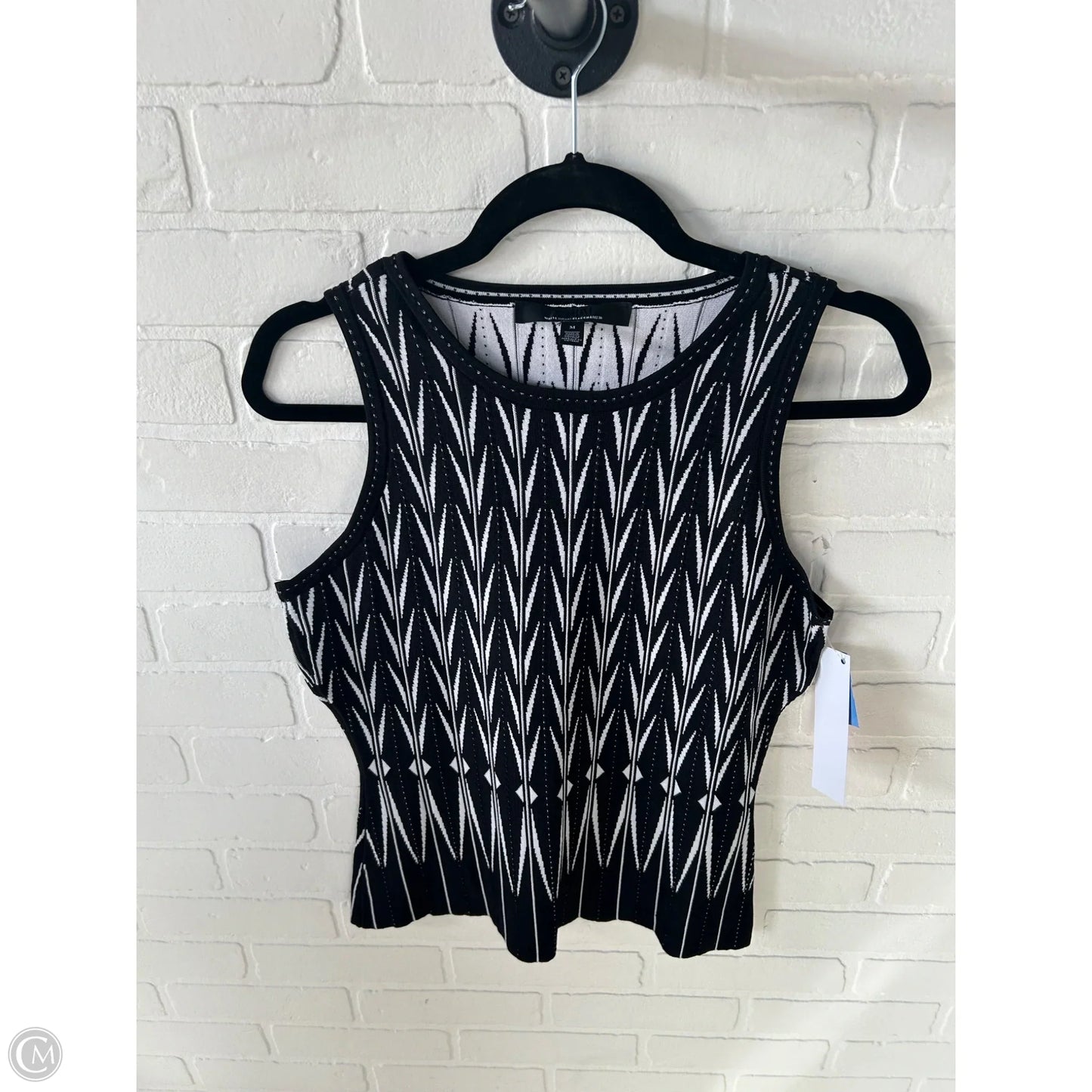 Vest Sweater By White House Black Market In Black & White, Size: M