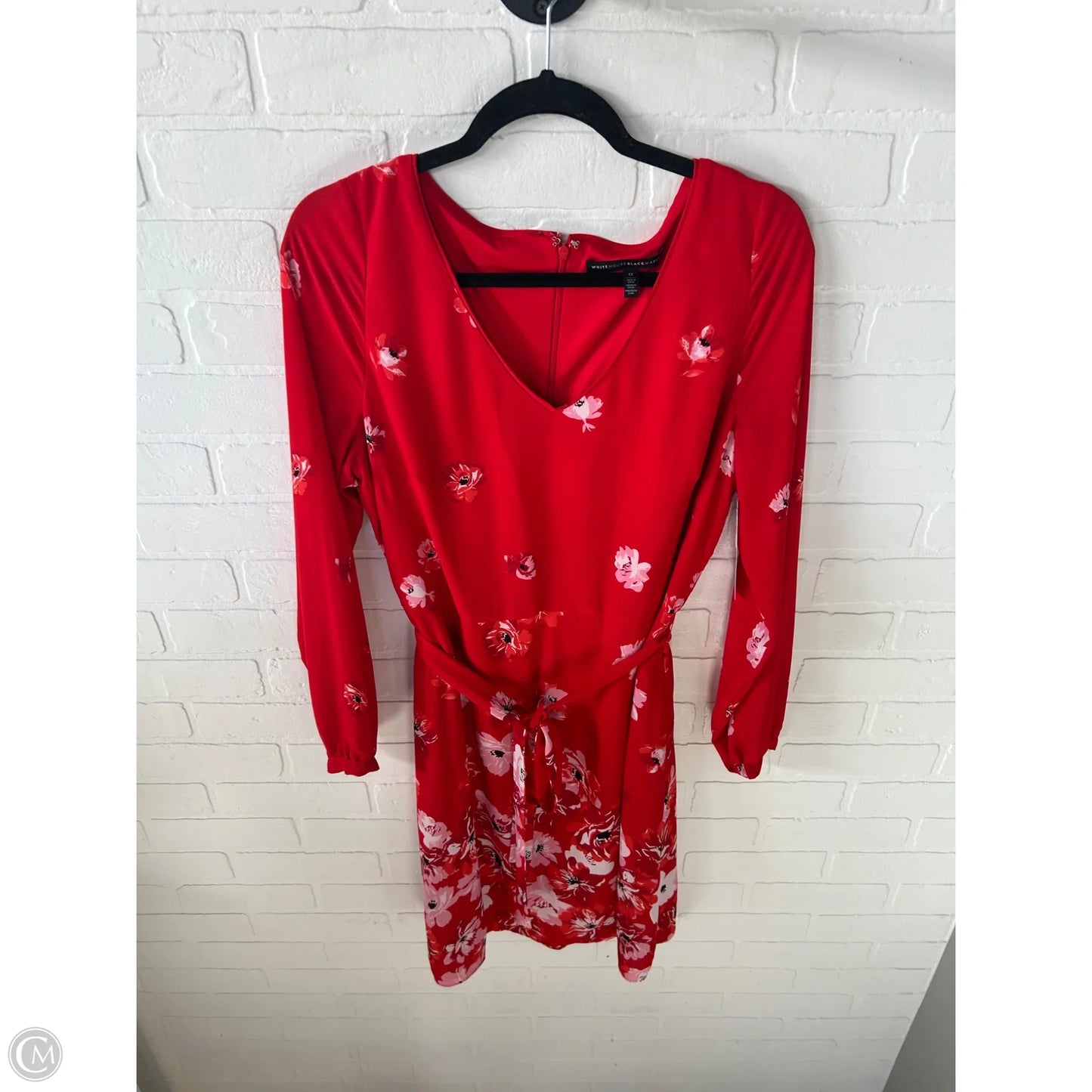 Dress Work By White House Black Market In Red, Size: L