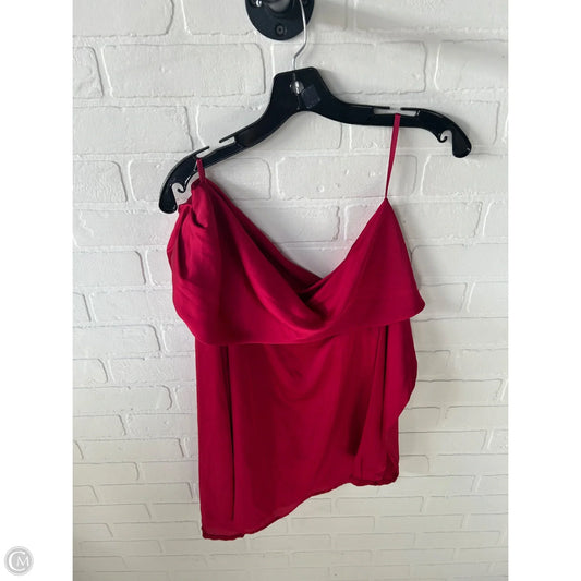 Blouse Long Sleeve By White House Black Market In Red, Size: Xl