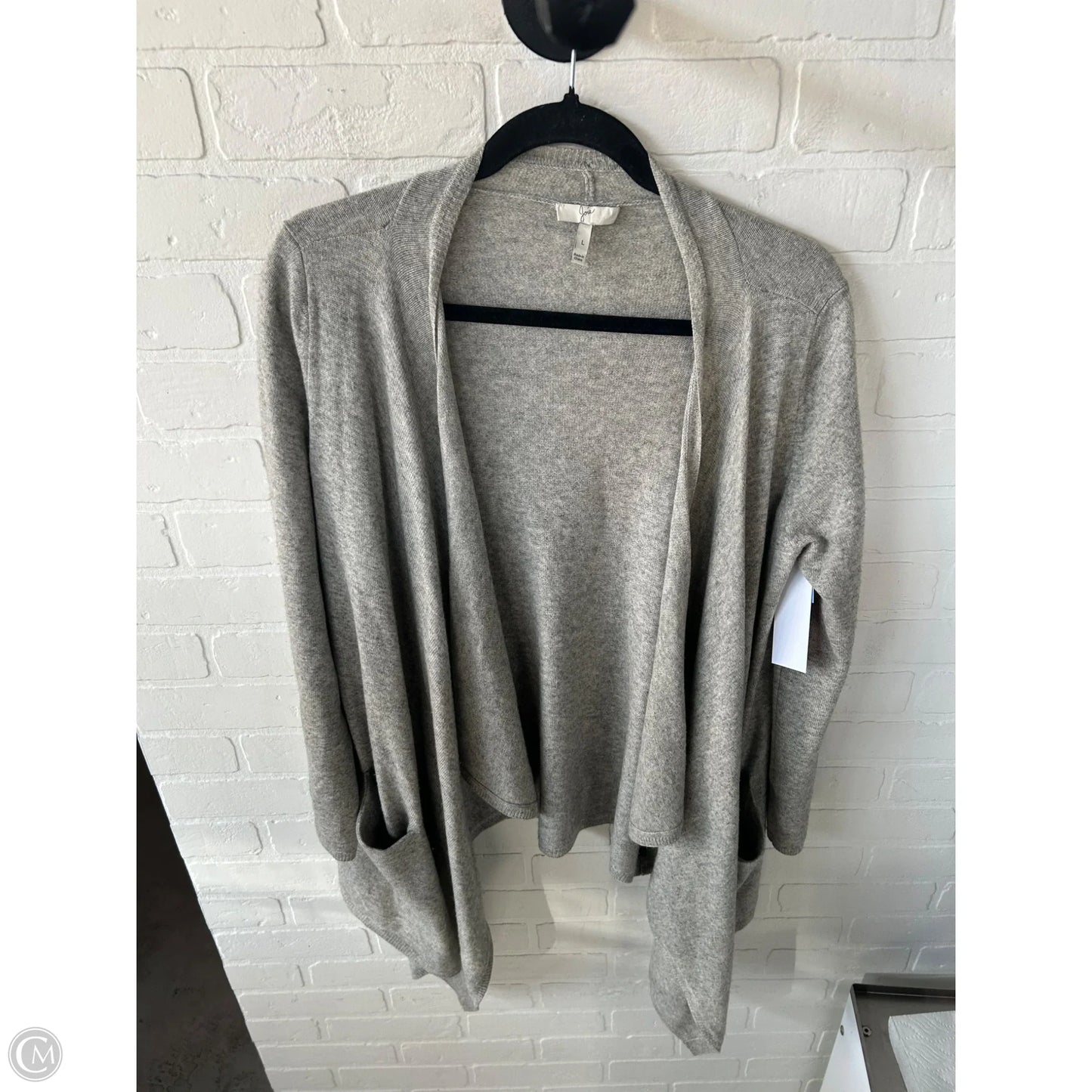 Sweater Cardigan By Joie In Grey, Size: L