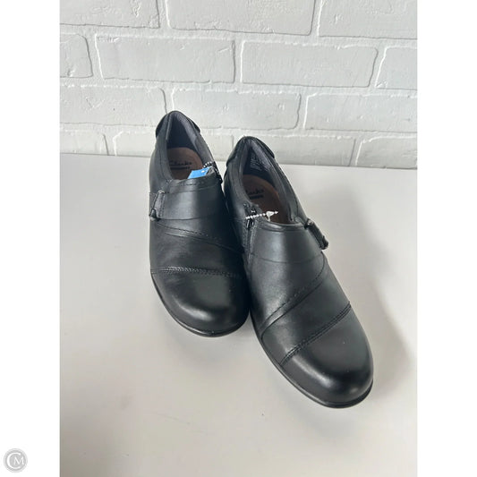 Shoes Heels Block By Clarks In Black, Size: 9